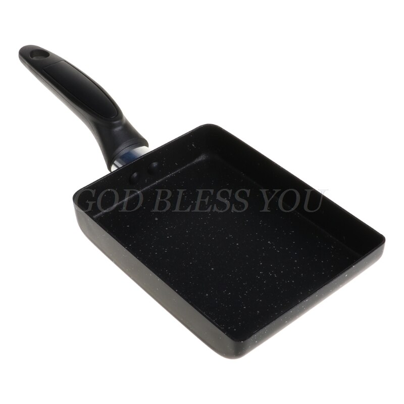 Retangular Omelette Pan Tamagoyaki Egg Pan, Nonstick Maifan Stone, Anti-Scalding Handle for Glass ,Electic Gas Stove