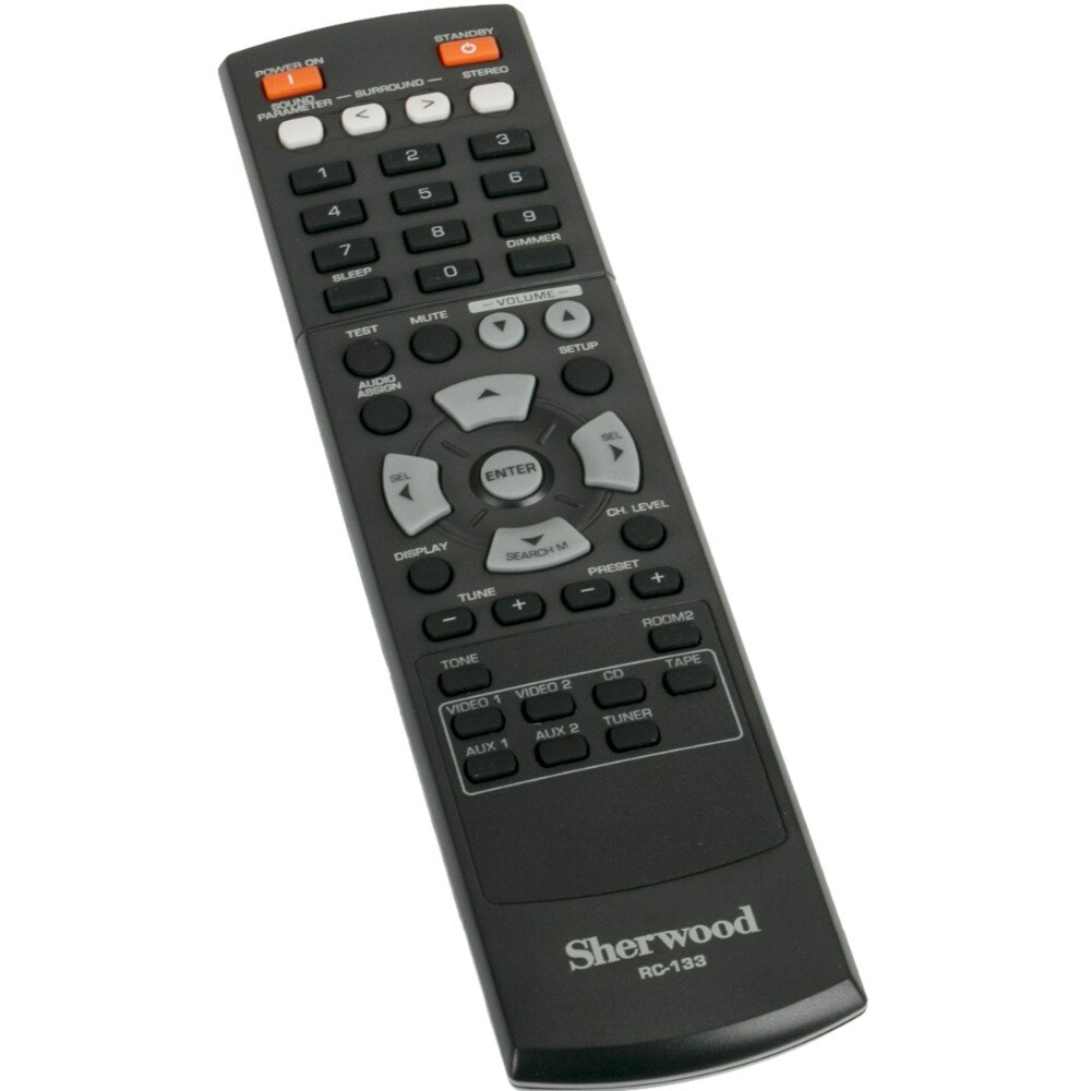 Rc -133 fjärrkontroll passar för sherwood av receiver rd -7405 hdr rd -7405