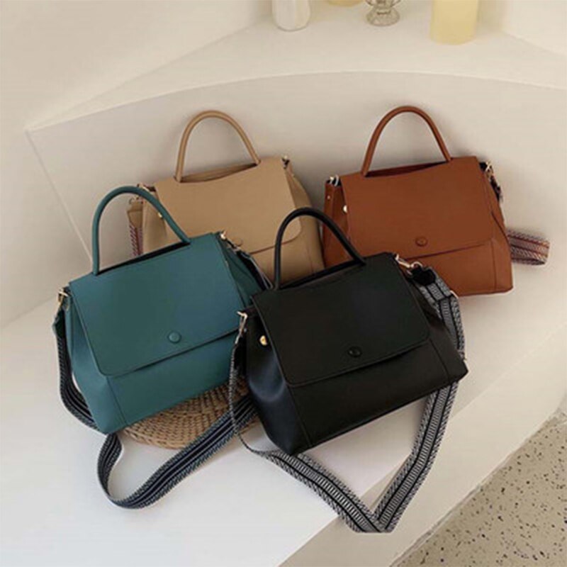 Ansloth luxe handtassen met hoge capaciteit damestassen zachte pu leren schoudertassen eenvoudige koerierstas dames hps 979