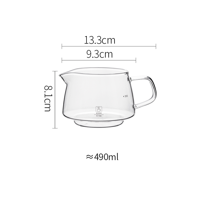 Håndbrygget kaffefiltersæt med  v60 pour over glas kaffekande kaffe elkedel kande drypper stand kaffemaskine sæt: Kaffekande