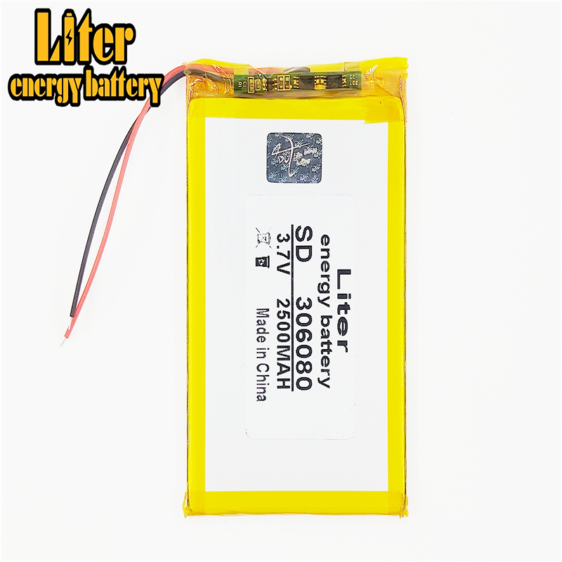 Lithium Batterij 306080 3.7V 2500Mah Ingebouwde Batterij Speciale B39HDS MP5 Batterij