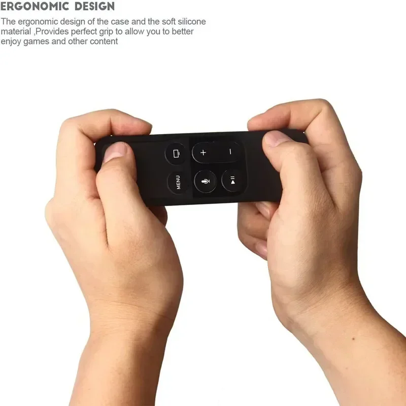 Colorful Silicone Protective Case Cover Anti-fall Skin for Apple TV 4 Remote Control Dust-proof Waterproof Protector Cover