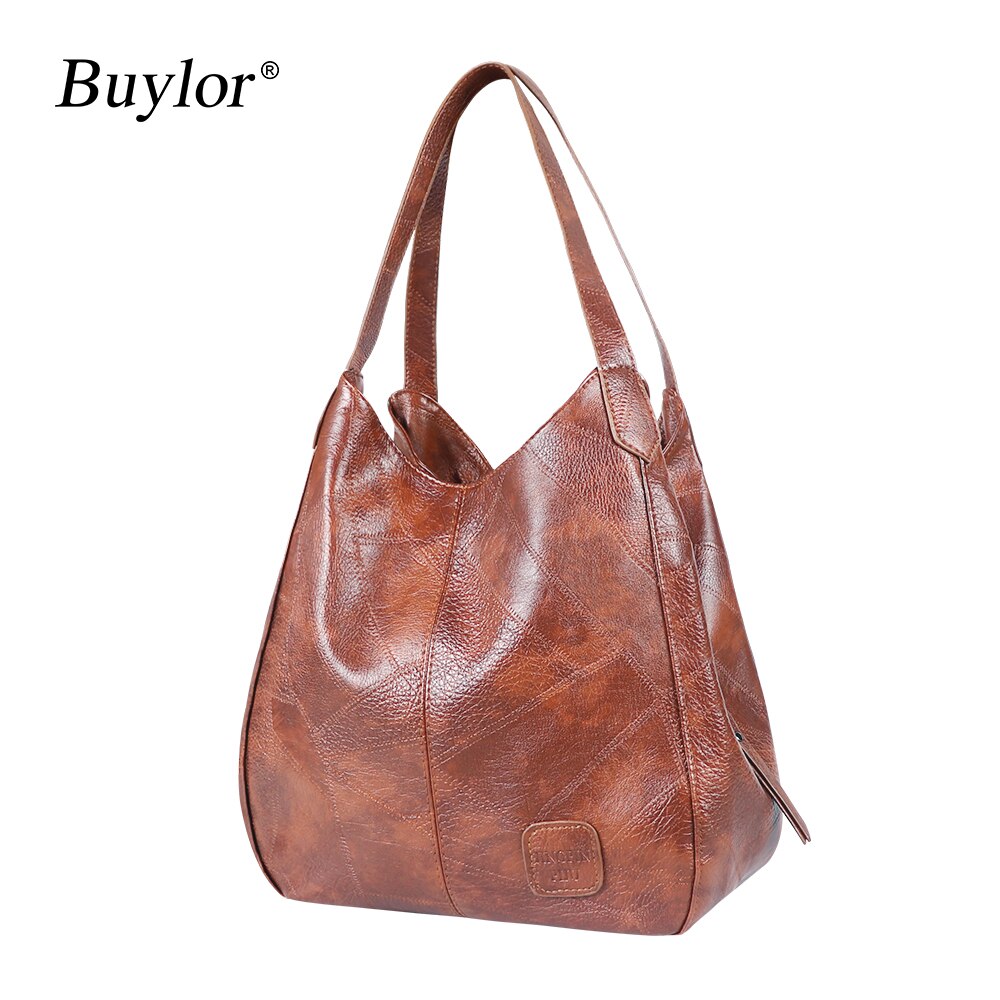 Buylor Crossbody Bag Vintage Handbags Women Designers Luxury Shoulder Messenger Bag Large Capacity Brand Top-handle Bags