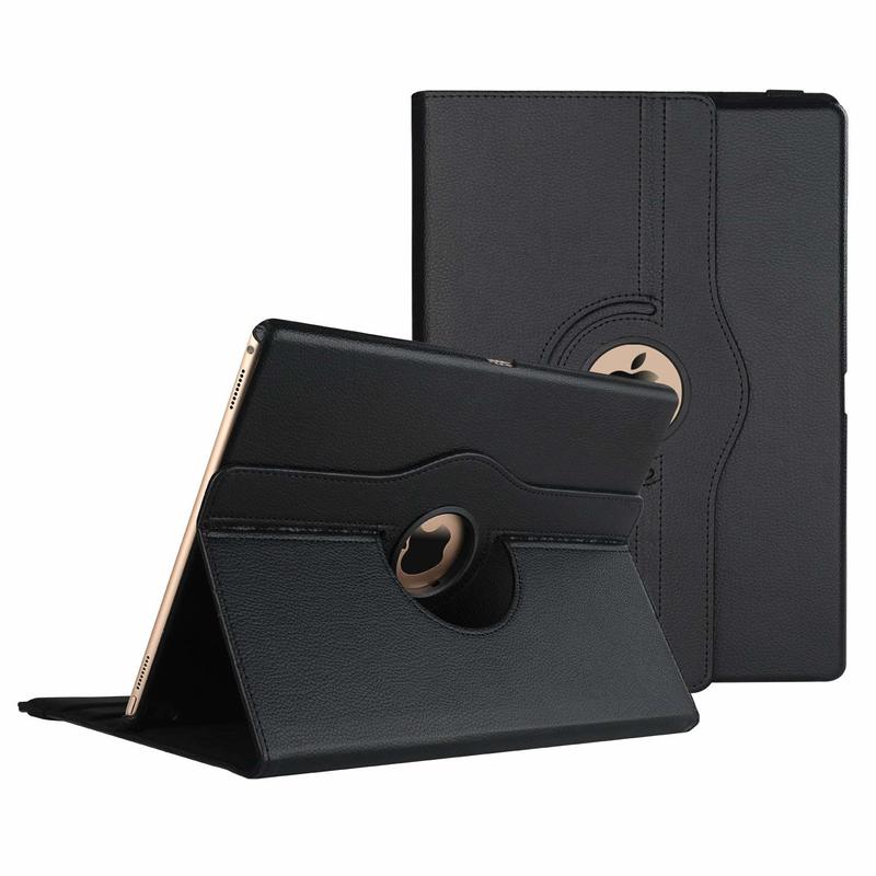 360 Degrees Rotating PU Leather Flip Cover Case For iPad Pro 12.9 Case Smart Tablet Case Auto Sleep / Wake A1670 A1584