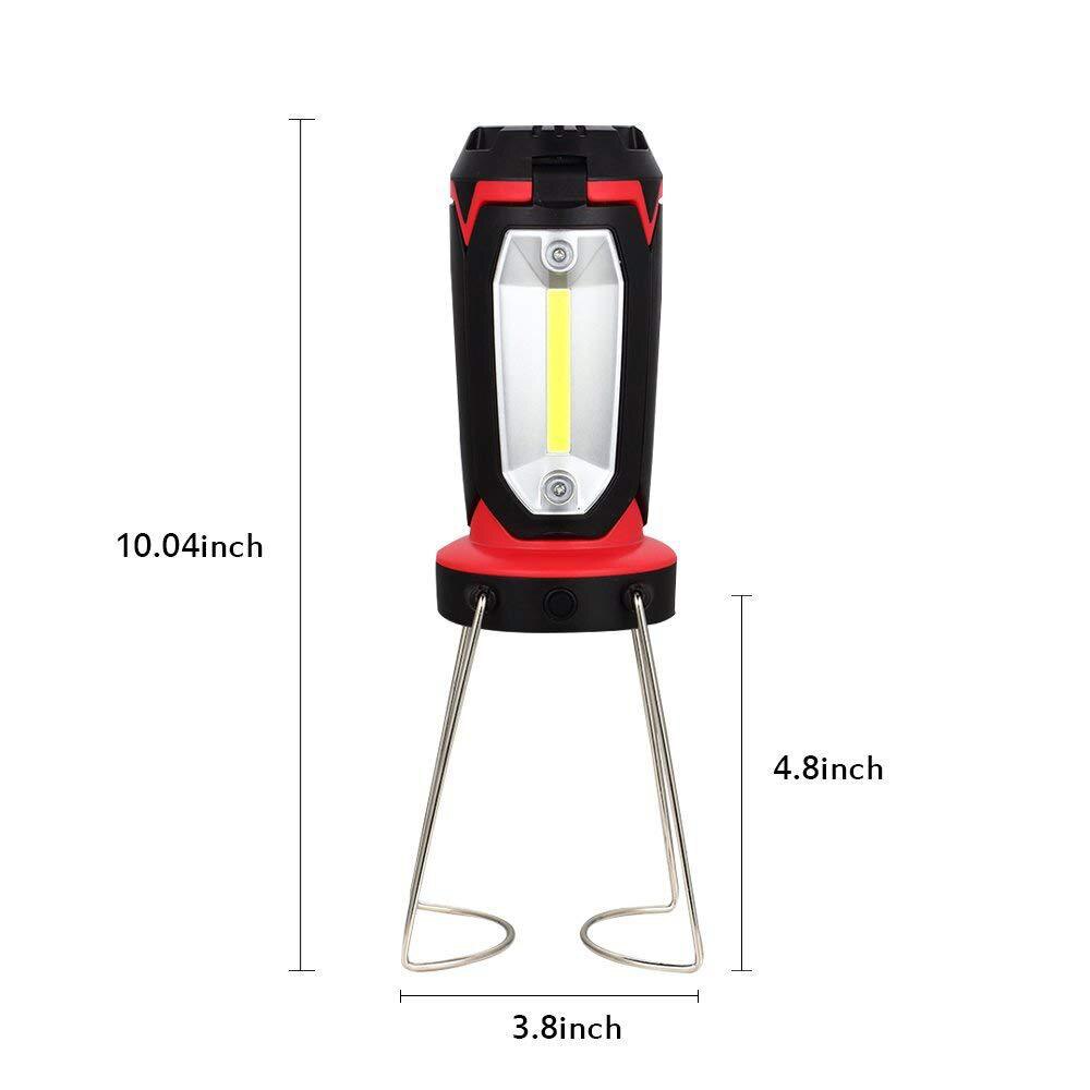 USB Rechargeable/AA Foldable Tent Lantern XPE+3*COB LED Bulb Lamp Emergency Night Fishing Light Outdoor Portable Camping Lamps: 4.5 W / Without Battery