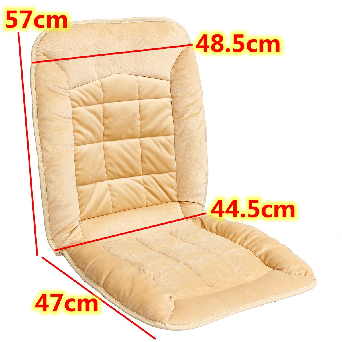 Housse de siège avant de voiture en peluche 2 pièces 4 couleurs universel tissu noir fourrure accessoires intérieurs coussin style hiver housse de siège