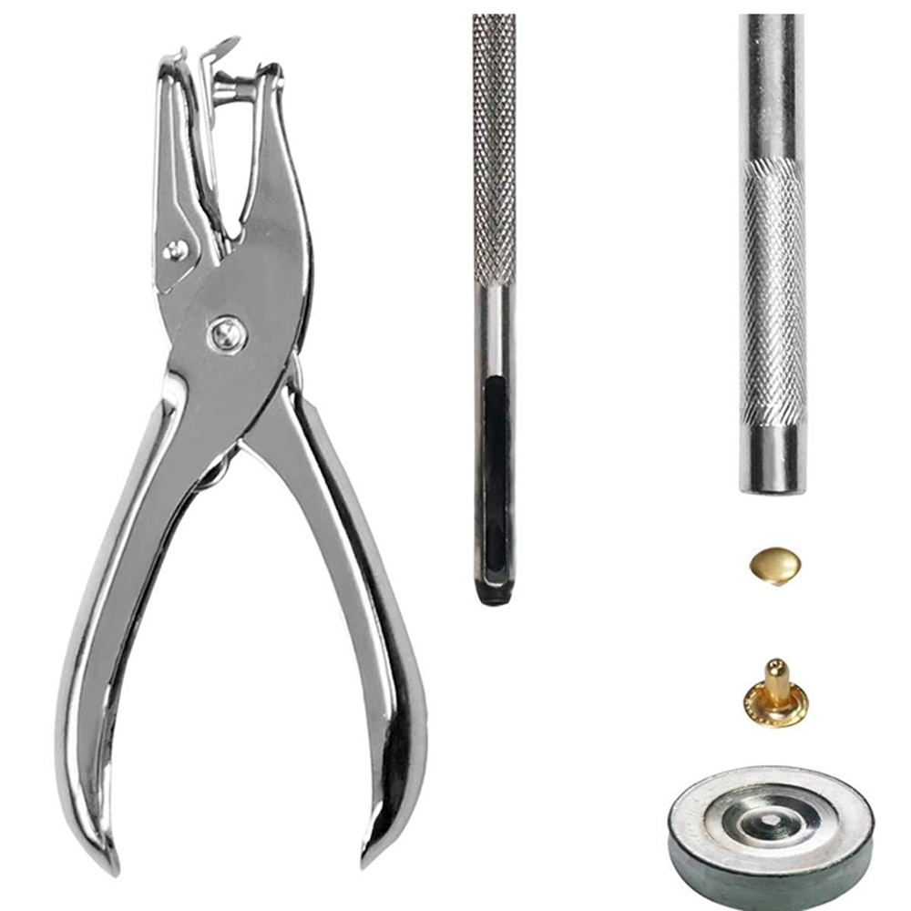 360pcs Leather Double Cap Rivets Tubular Metal Studs Fixing Tool Kit Craft Leathercraft Garment Rivets Studs For Clothing