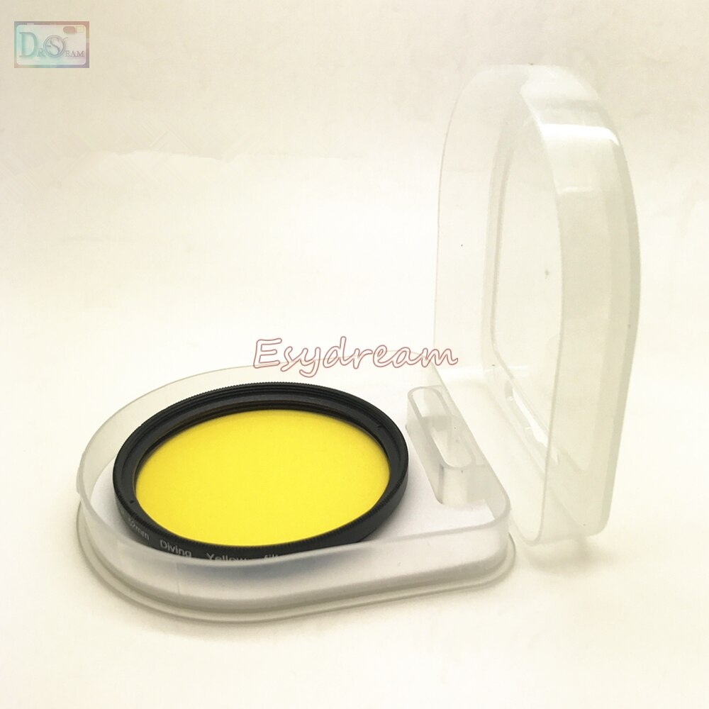 52mm 58mm 67mm Wasserdicht Gelb Filter für Meer Tauchen Unterwasser Kamera Gopro Xiaomi Yi Sjcam Farbe Umwandlung 52 58 67mm