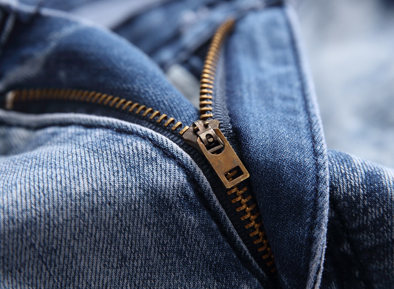 Jean déchiré pour homme, pantalon de moto plissé, troué, Denim, élastique, Slim, à la