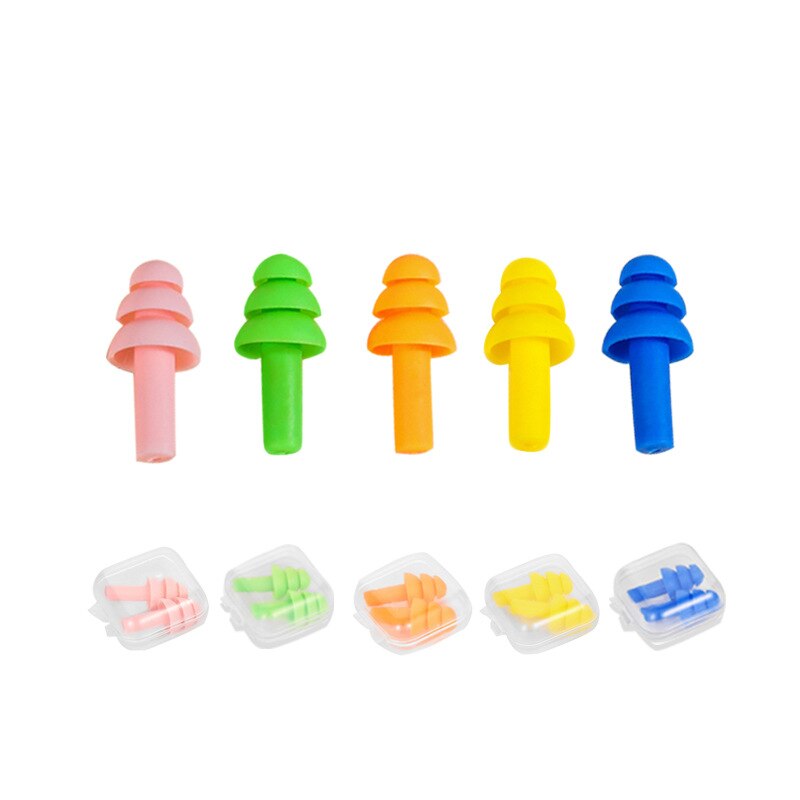 Anti Snoring Earplugs Soft Silicone Anti Noise Sound Insulation Ear Protection Protector Noise Reduction Ear Plugs Sleeping