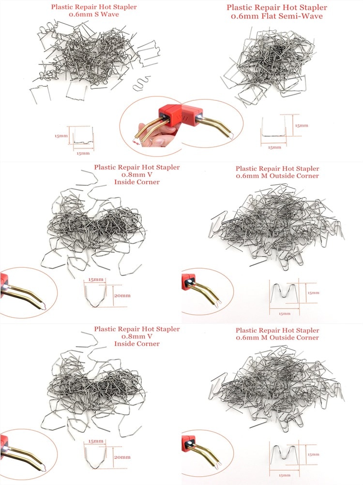 Gorące zszywacze robić maszyny robić spawania tworzyw sztucznych naprawa tworzyw sztucznych zderzak samochodu nadwozie łódź nylon ABS PP naprawa tworzyw sztucznych spawanie