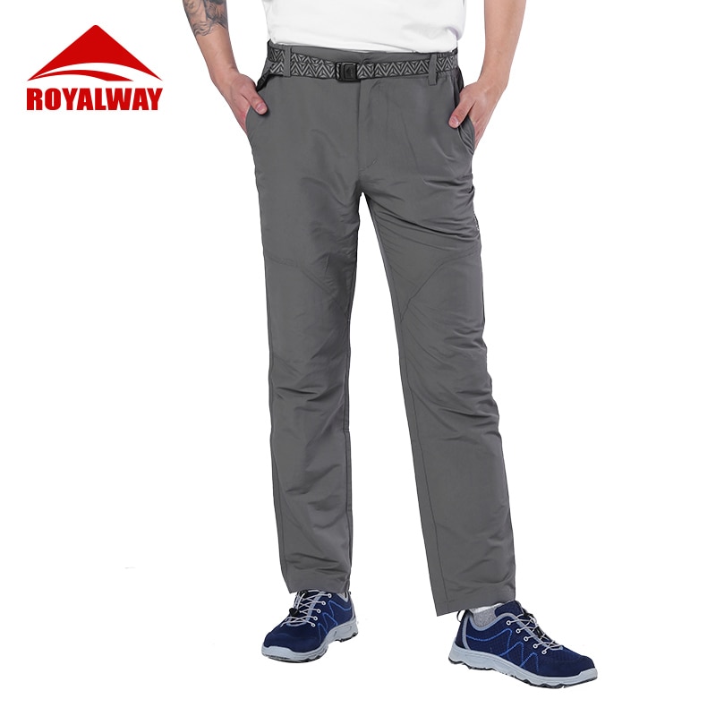 ROYALWAY Outdoor Travel Multifunctional Pants Breathable Hiking Pant Man Sport Casual Camping Trousers RFPM1026G