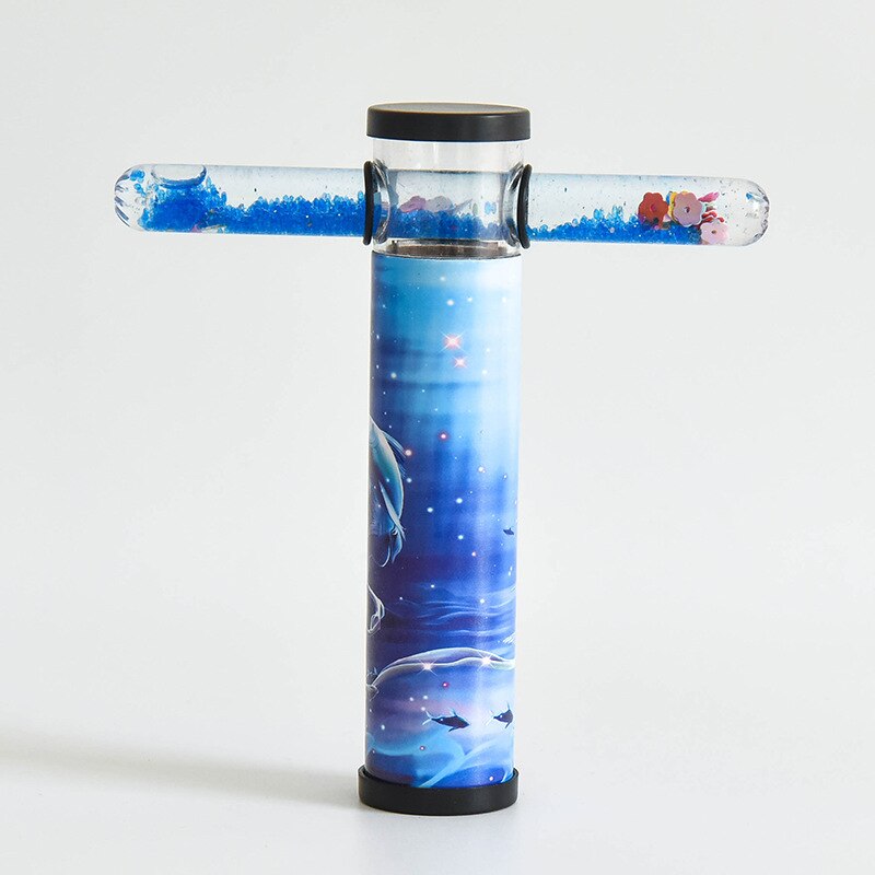 Variety of cartoon small fresh acrylic quicksand kaleidoscope educational toys: C