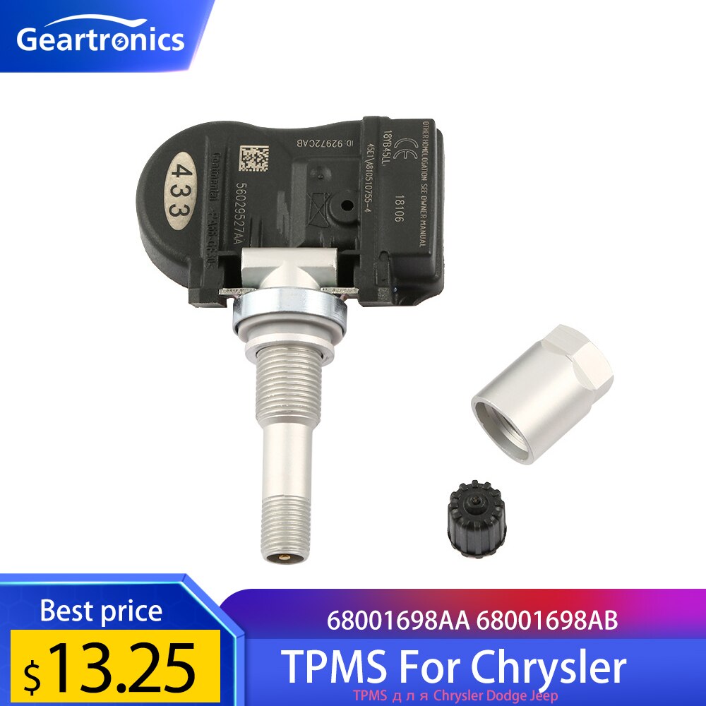 4 STUKS Bandenspanningscontrolesysteem Sensor TPMS Voor Chrysler Dodge Jeep voor VW 68001698AA 68001698AB 56029527AA 68078768AA