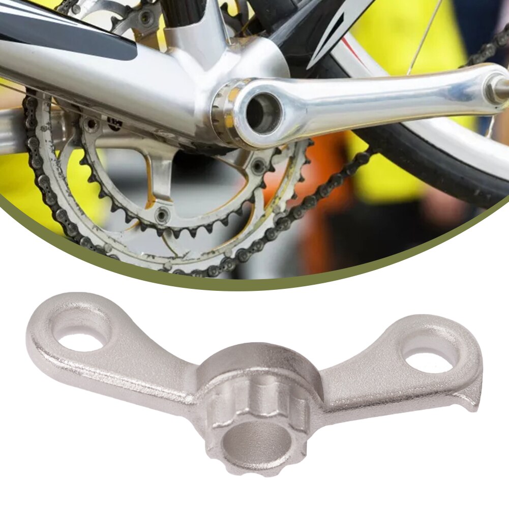 Bicycle Maintenance Easy Use Bike Crank Removal Tool Safety Hook Driving Portable Bottom Extractor Fit For Shimano Hollowtech II