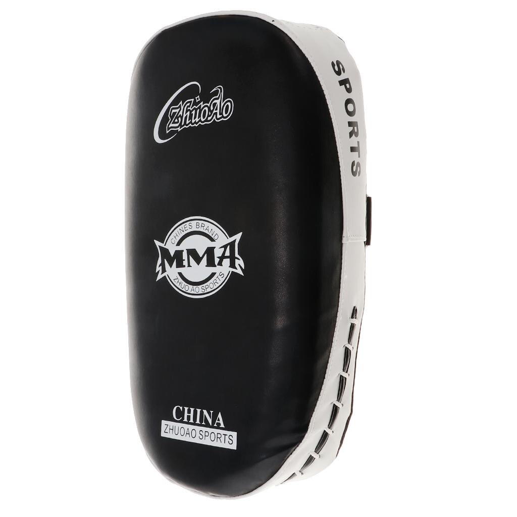 1pcs Kick Boxing Strike Curved Arm Leg Pad MMA Focus Muay Thai Punch Shield Mitt - 3 Colors