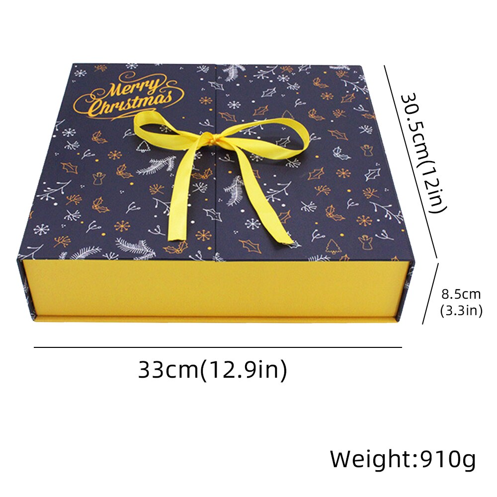 DIY Paper Advent Calendar Box Christmas Countdown 24 Drawers Cabinet Toy for Girl Boy Friend Decorative Ornaments