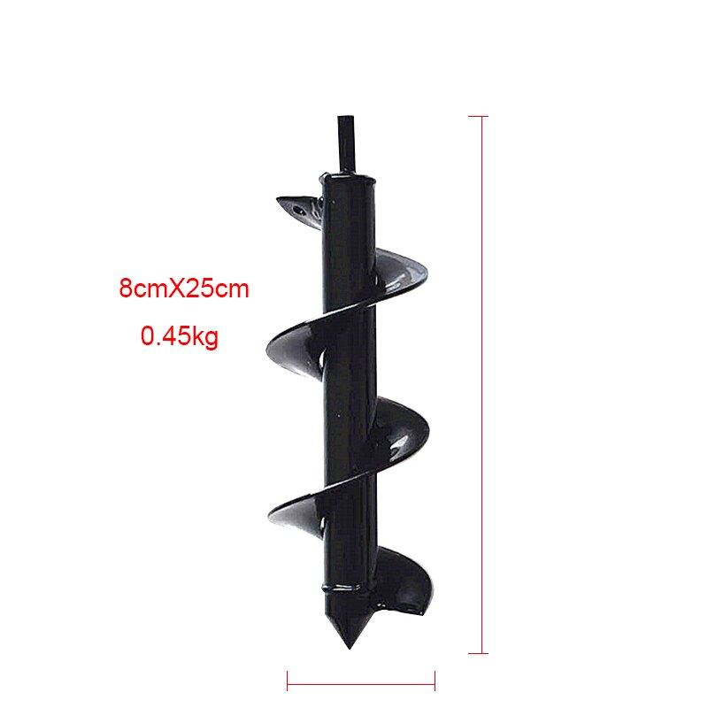 Garden Spiral Hole Drill Planter Flower Pot Digging Tool Hex Shaft Auger Large Yard Garden Tools Bulb Planter Auger Drill Bit