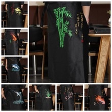 1pcs Sushi Chef Practical Apron Japanese Restaurant Bar Adult Work Uniform Waist Embroidery Unisex DAJ9292