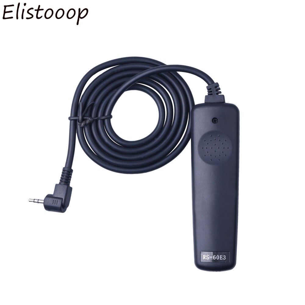 Rs -60 e 3 fjernudløserkontrolledning til canon 500d 450d 700d 650d 550d 60d 600d g1x/g15/g12 udløserledning