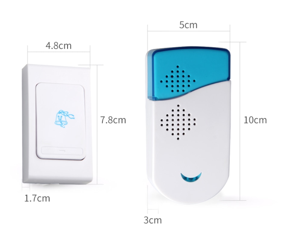Doorbell Alarm Home Office School Welcome Door Bell Home Security Access Control System Battery Powered doorbells