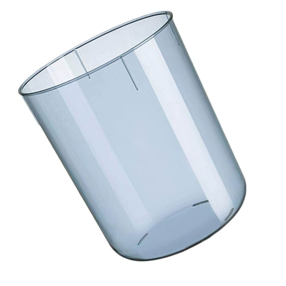 Transparent Rubbish Bin Trash Storage Can Office Rubbish Bin Rubbish Container Garbage Can for Home Office Kitchen: Sky-blue