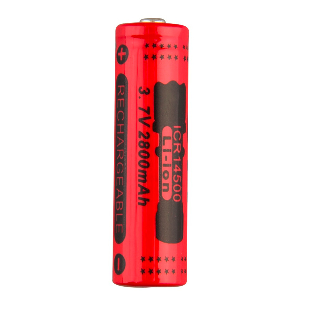 GTF 14500 batterie 3.7V 2800mAh batterie Li-ion Rechargeable pour lampe de poche LED batterie accumulateur batterie directe