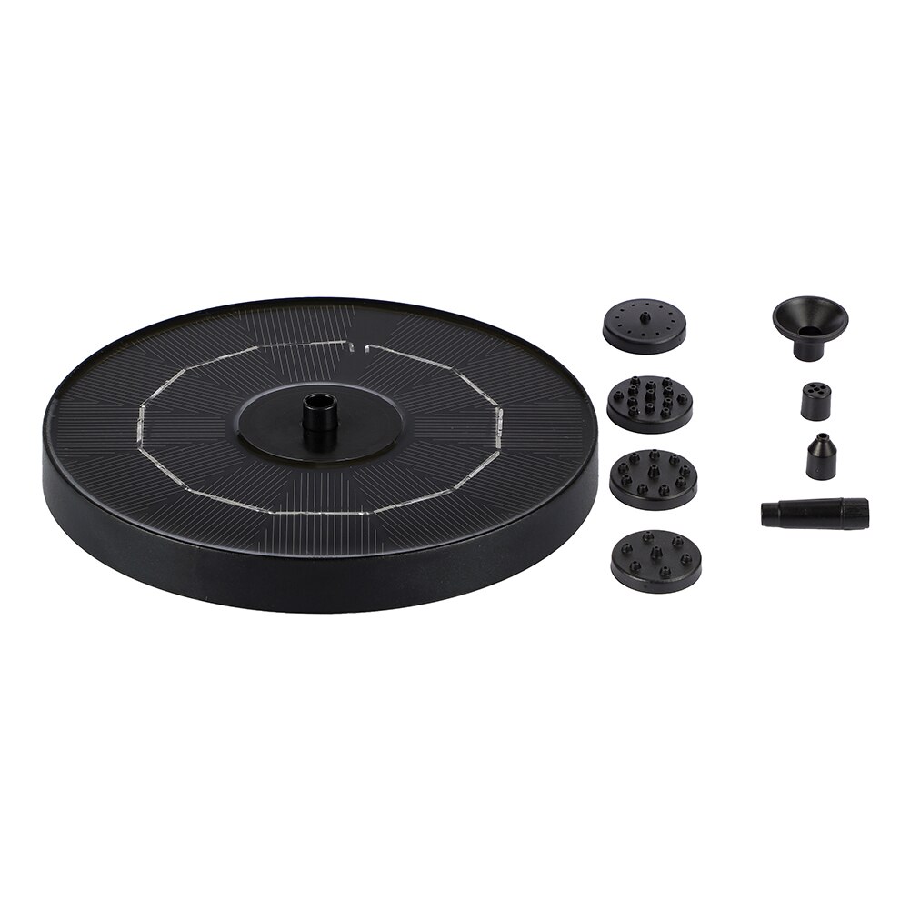 Mini Solar Fountain Solar Water Fountain Garden Pool Pond Watering Floating Pump 1PCS ABS Plastic Pump For Bird Bath Drink: B