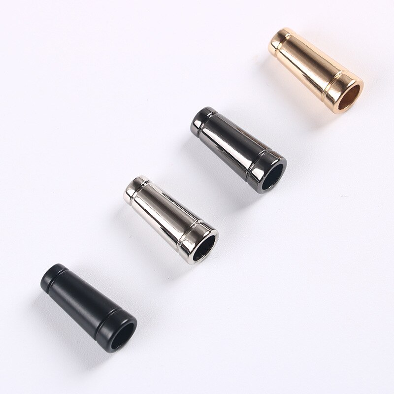 20mm trattformad lång lås sladd stopp rep ändar lock dragsko växlar klämma kläder kläder skosnöre tillbehör