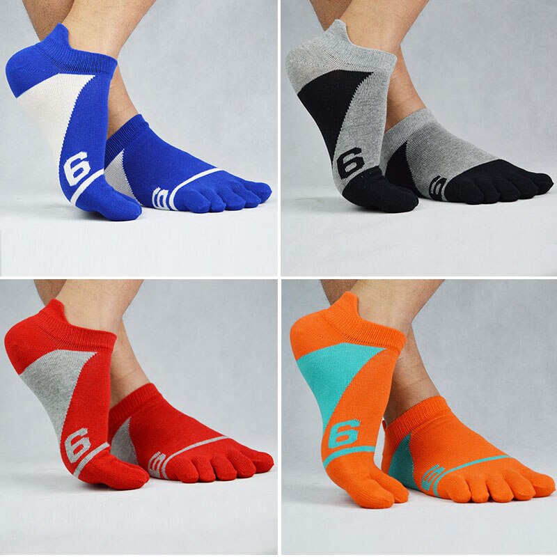 1 Pair of Five Finger Socks Breathable Unisex Men Women Socks Sports Ideal For Five 5 Finger Toe Shoes Skarpetki na palce