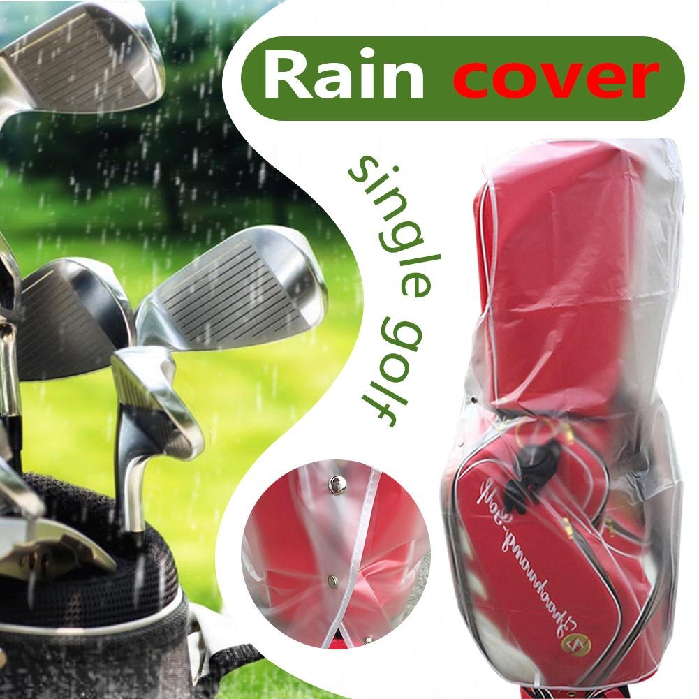 PVC Transparent Golf Rain Cover Cape Package