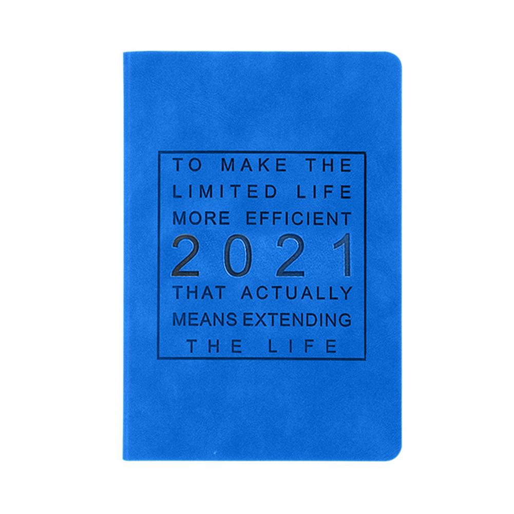 Notebook Time Management Personal Monthly Planner Notebook Diary Monthly Weekly Daily Plan Agenda Papers Black Blue Green: Blue