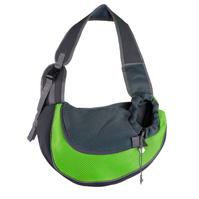 Reflektierende, atmungsaktive Netz-Haustiertasche, tragbare Umhängetasche für Katzen und Welpen, für Reisen, sicher und bequem für ausgehende Haustiere: XS / verrotten
