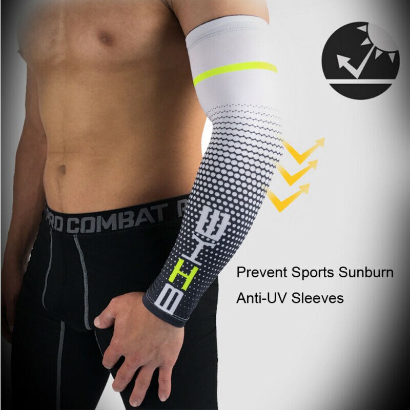 Fietsen Arm Warmers Thermische Compressie Mouw Hardlopen Fietsen Unisex Adult Sport UV Zon Bescherming Stretchy Ademend