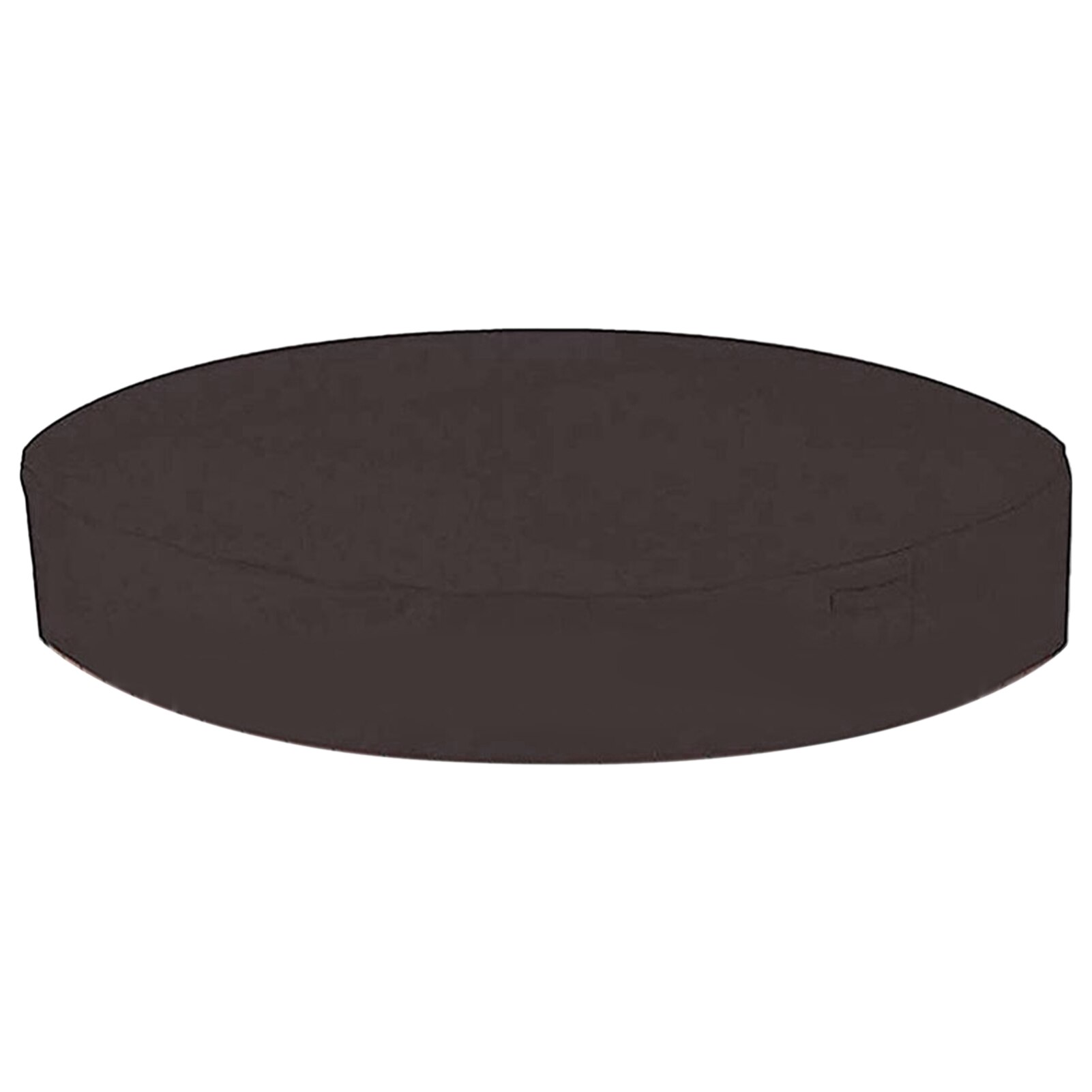Elastic Bottom Outdoor Spa Protector Solid Tub Cover Shade Round Portable Waterproof Foldable Weather Resistant Anti UV: Brown / 190x90cm