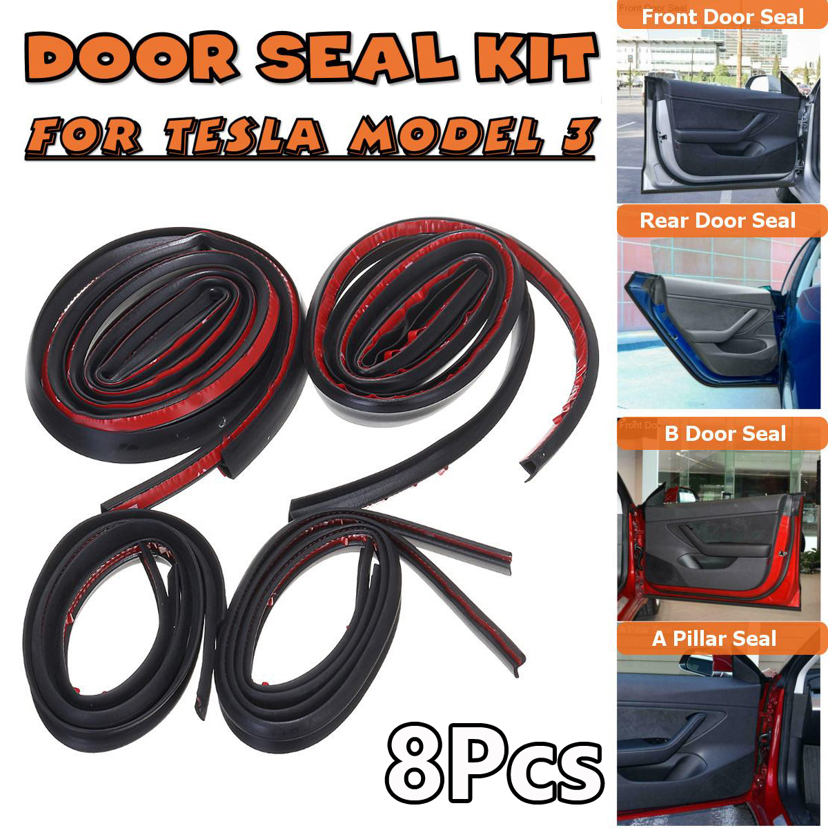 Produktbild von Rückspiegel Basis Gummi Pad Außerhalb Tür Seite Spiegel Dichtung Abdichtung Dichtung Ring Ersatz Fit Für BMW MINI R55 R56 R57