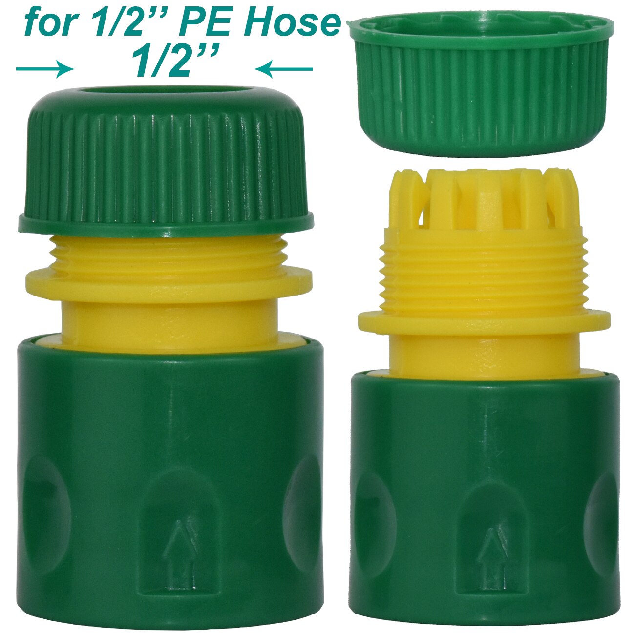 KESLA 1/2 cal wąż kran ogrodowy przewód węża wodnego 16mm szybkie złączka w/ 1/2 ''i 3/4'' adapter robić naprawy podlewanie cieplarnianych