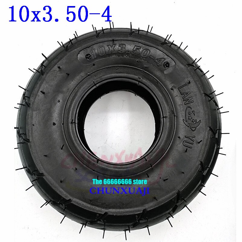 Good 10x3.50-4 Inner Outer Tyre 10x350-4 Pneumatic Wheel Tire for Electric Scooter, Trolley, Tiger Cart Accessories