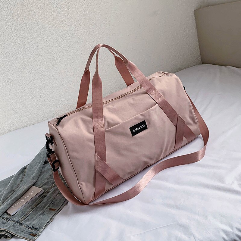 Gym Yoga Bags Women Pink Travel Duffle Handbags for Women Bag Sport Gym Accessories Men Fitness Training Blosa