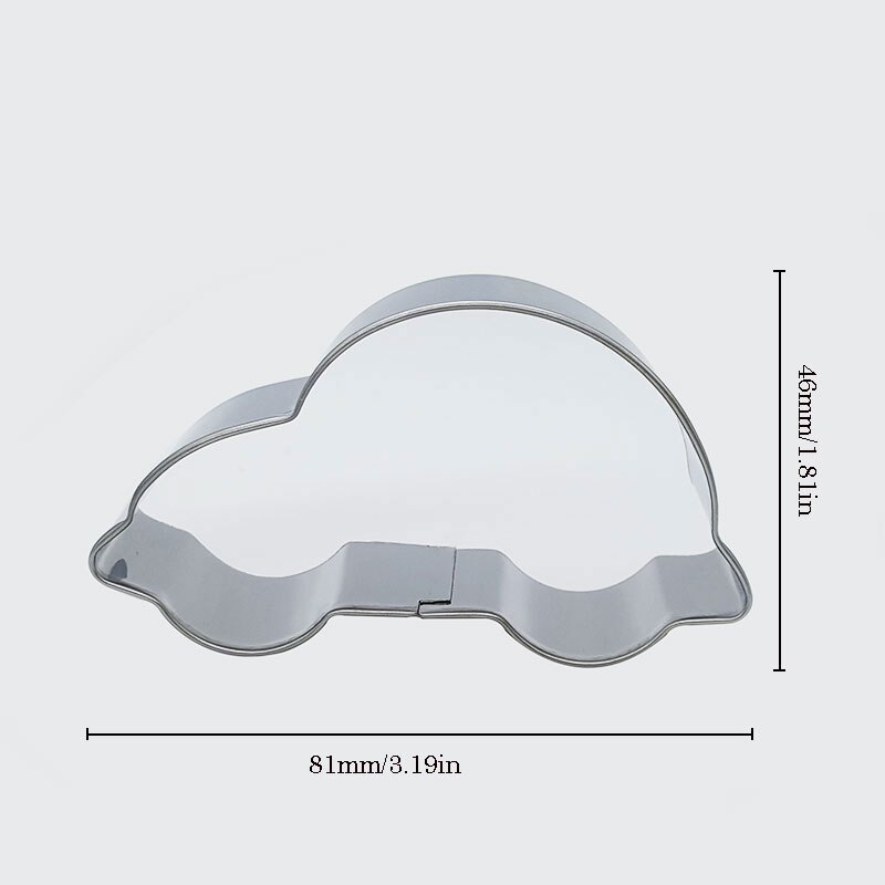 1 Pc Car Shape Stainless Steel Cookie Cutters DIY Cake Fondant Biscuits Tools Sugarcraft Bakery Bakeware
