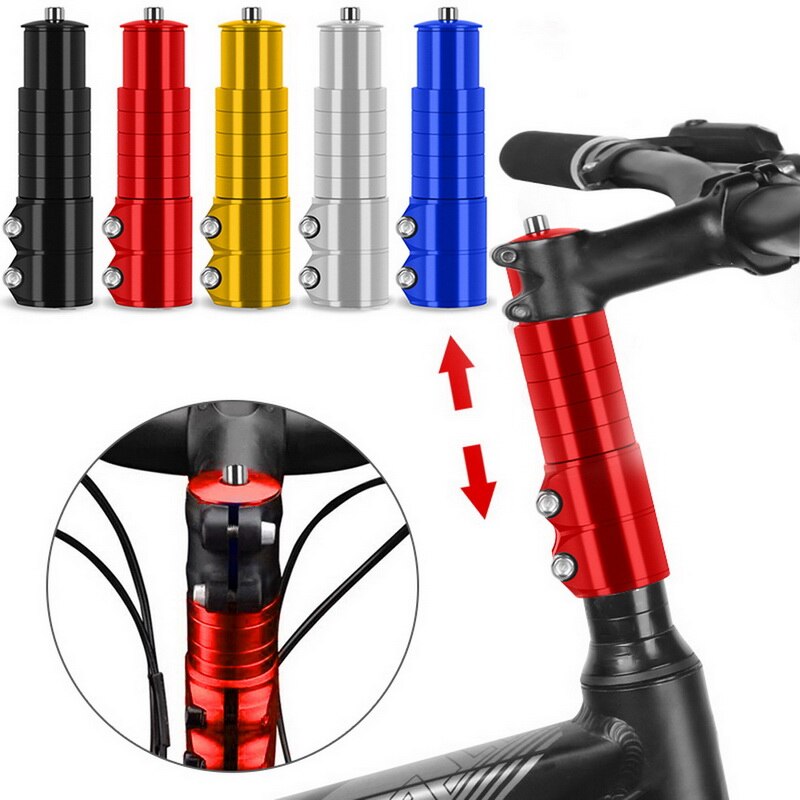 Mtb cykel styrestang stigerør forlænger aluminium cykel forlænger adapter