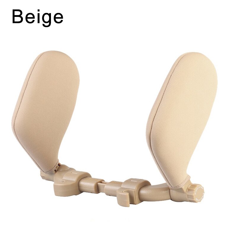 Auto Schlafen Seite Kopf Unterstützung Kissen Hals Kissen Auto Sitz Kopfstütze Reise U-geformte Kissen 4 Jahreszeiten Universal- Für freundlicher Erwachsene: Stoff Beige