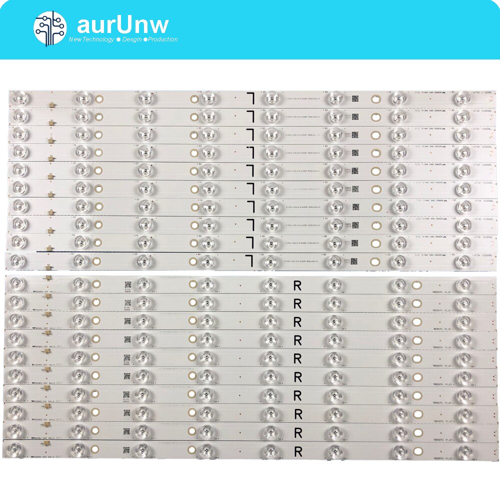 10R+10L Kit LED Backlight For TV tx-55cx750e tb5507u v1_01