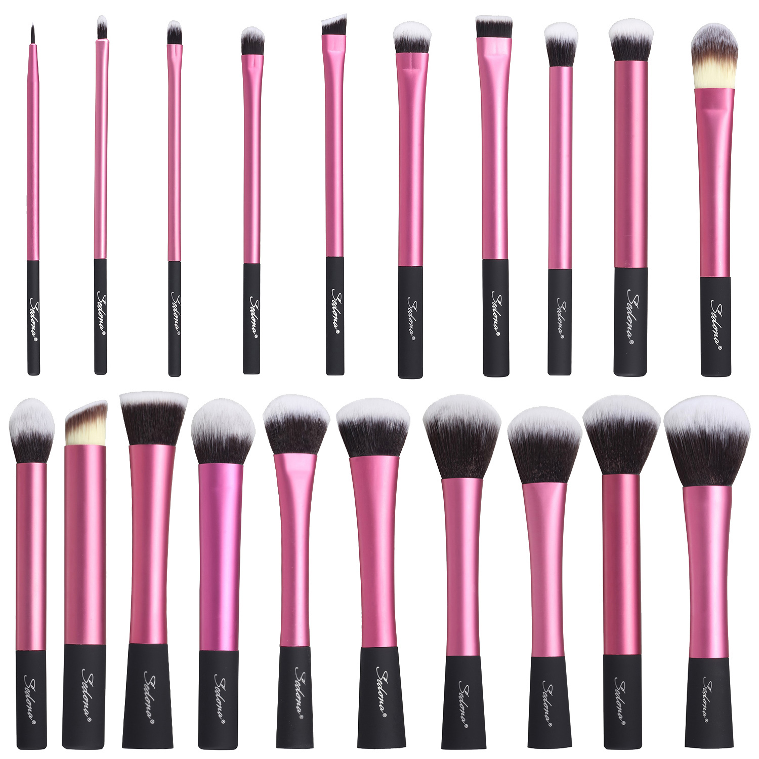 Sedona Makeup Brushes Pro Pink Brush Set Powder EyeShadow Blending Eyeliner Eyelash Eyebrow Make up Beauty Cosmetics Brushes: SD08 Pink