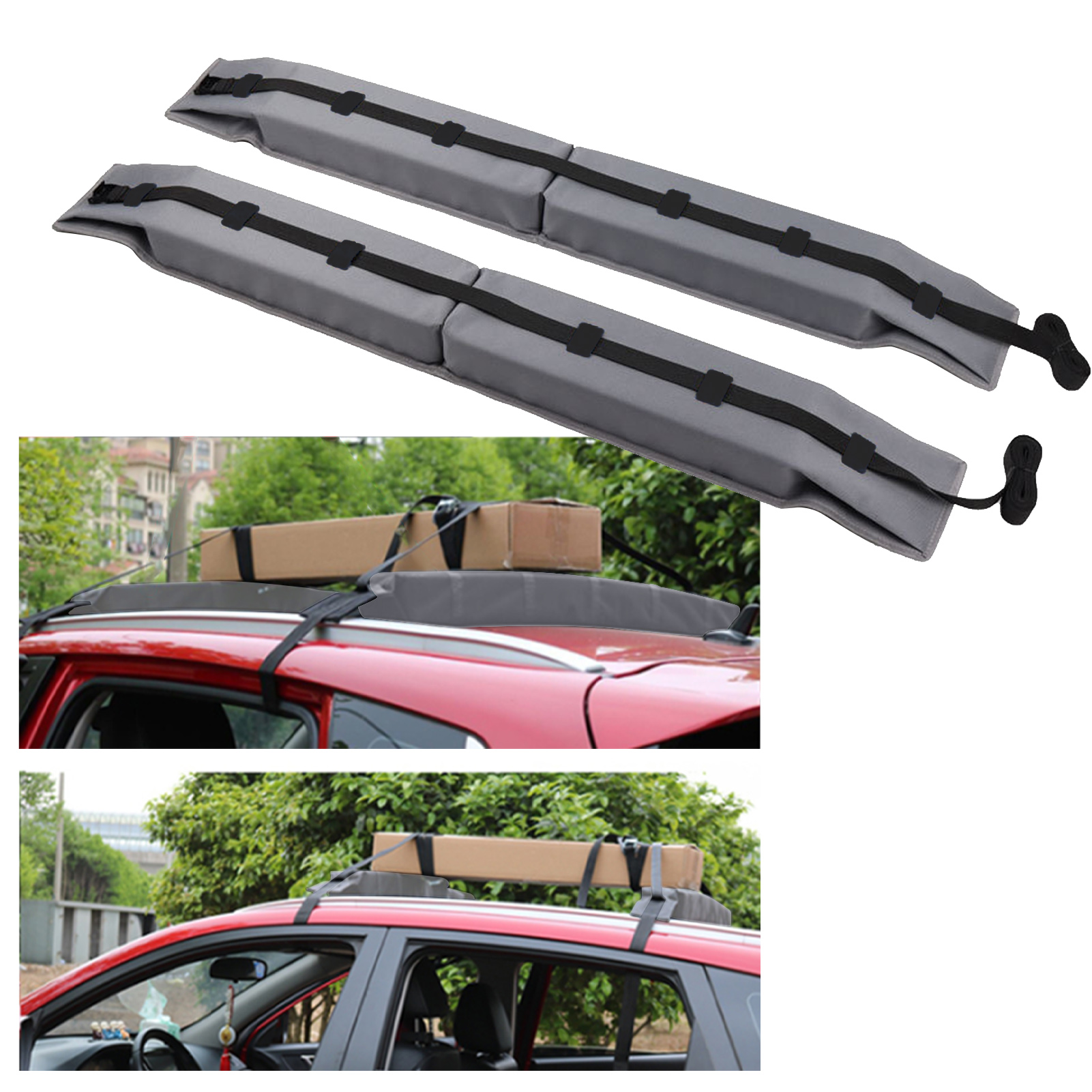 Universal Car Roof Rack Space Saving Easy To Install Luggage Rack Suitable For Cars Without Roof Beams