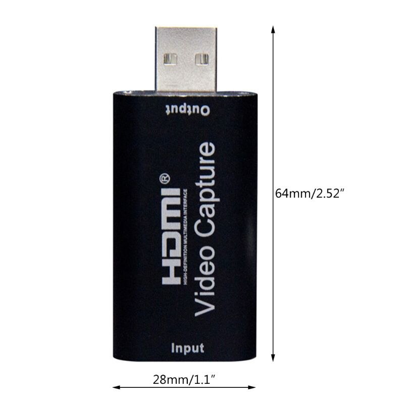 Hdmi videooptagelseskort hdmi videograbber optageboks  ps4 spil dvd-optagelse