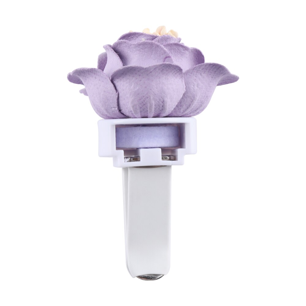 Bil luftventil parfyme 8 farger blomstertype duft autouttak luftfrisker solid duft bilstyling autodekor