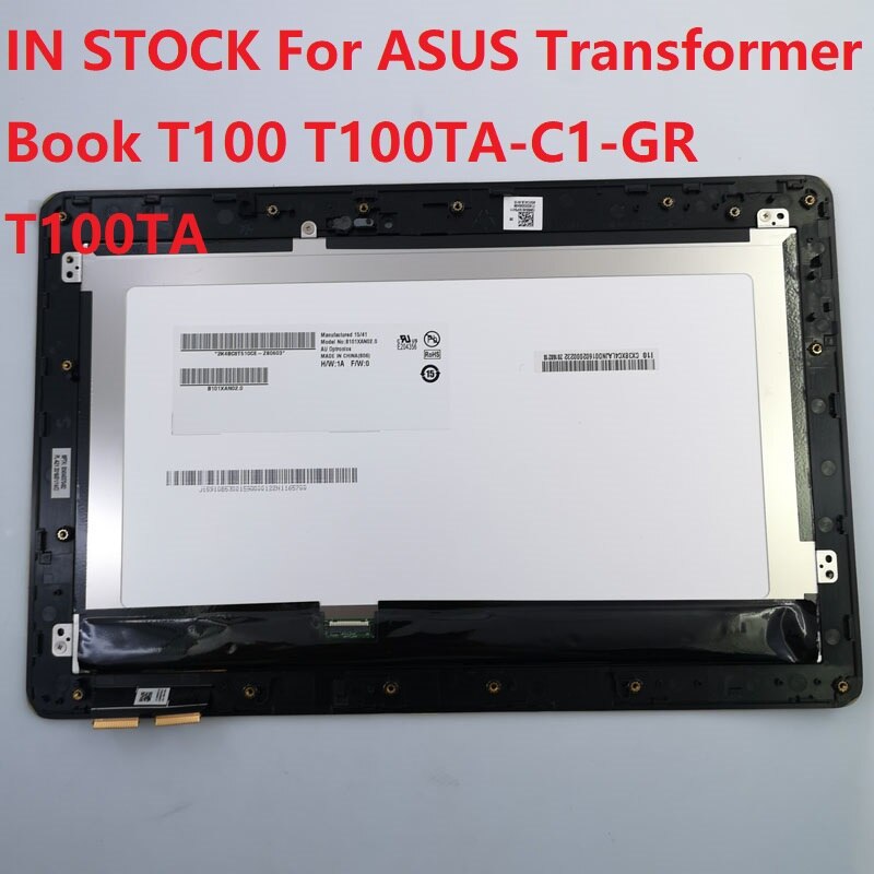 Original For ASUS Transformer Book T100 T100T T100TA-C1-GR T100TA LCD Display with Touch Screen Screen assembly with frame
