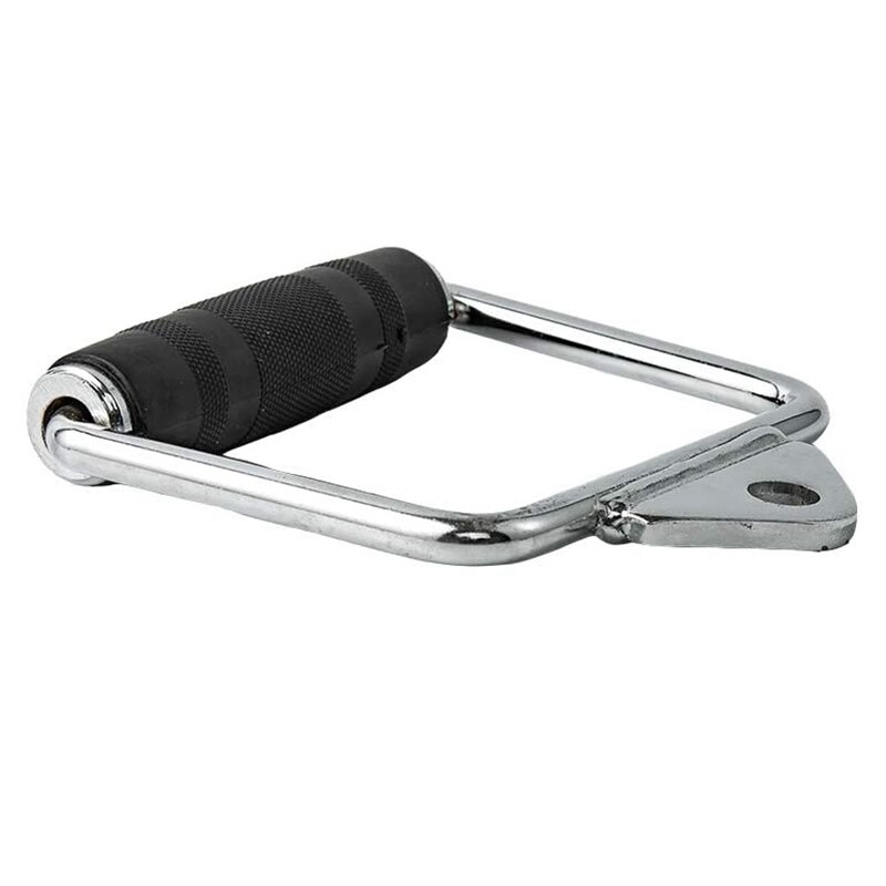 Gym D Handle Pull Down Cable Attachment Set Non-Slip Tricep Grip Pulley Exercise Handles with Rubber Grip for Gym Home