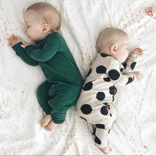 Babyjongens meisjes baby schattige koe romper jumpsuit kleding trui outfits
